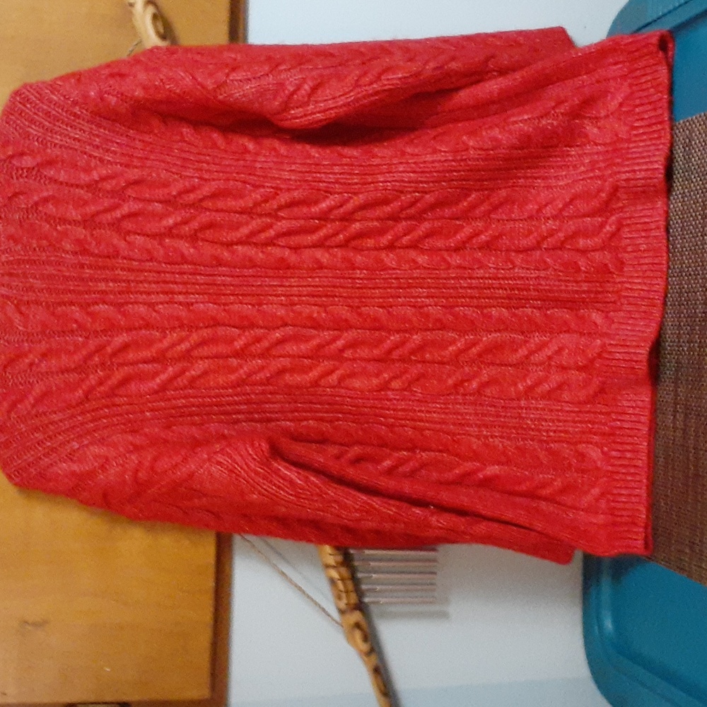 Loft Cable Knit Button Down Sweater - image 3